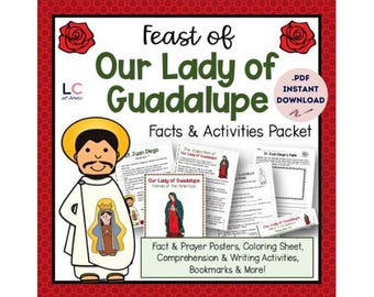 Our Lady of Guadalupe Story Activities Packet | Catholic Kids, Saint Juan Diego (Digital Download)