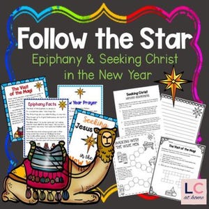 Epiphany Activities for Catholic Kids | Christ-Centered New Year Goal Setting and Resolution Writing | Wise Men | 3 Kings Day Facts