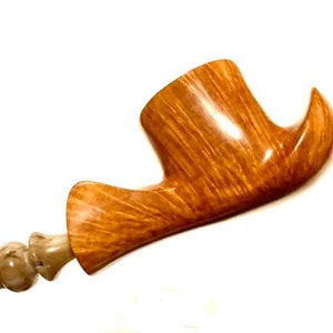 Handmade heather briar pipe.