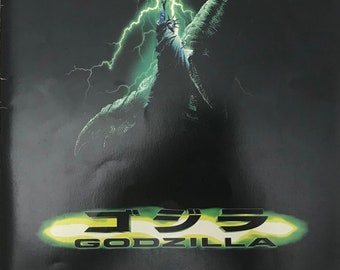 Godzilla 1998 Japanese Anime Brochure