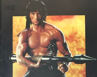 Rambo: First Blood II Japanese Movie Brochure