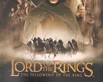 The Lord of the Rings: The Fellowship of the Ring Japanese Movie Brochure