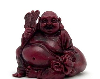 Takara Fukujin Netsuke Gods #6 Hotei God of Contentment and Happiness (wood version)