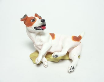 Takara, Kaiyodo ChocoQ Pets Part 5 #126 Jack Russell (tan & white)