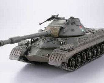 Takara World Tank Museum scale 1/144 - T-10M Warsaw Slogan (#173)