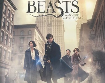 Fantastic Beasts and Where to Find Them Japanese Movie Brochure