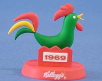 Kelloggs 10 Collection: CORNY the ROOSTER toy figure
