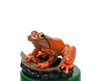 Kaiyodo Suntory Birdtales Series 2 Bottlecap: #8 Tago Brown Frog