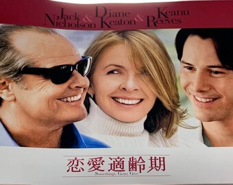 Something's Gotta Give Japanese Movie Brochure (Keanu Reeves)