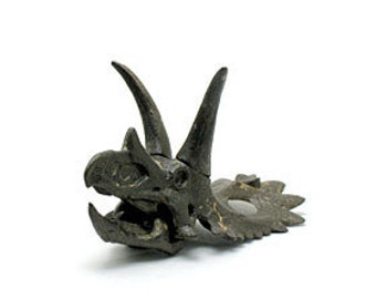 Kaiyodo Dinotales 7 Figure Collection Part 2 released at Lawsons - #5 Anchiceratops (skull) (B color variation)