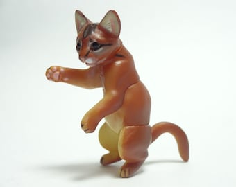 Takara, Kaiyodo ChocoQ Pets Part 3 #81 Abyssinian Cat (red)