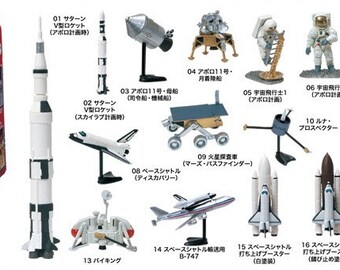 Furuta Chocoegg Space NASA -  Complete Set 17 + 1 secret