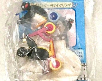 Furuta PINGU on BIKE toy figure