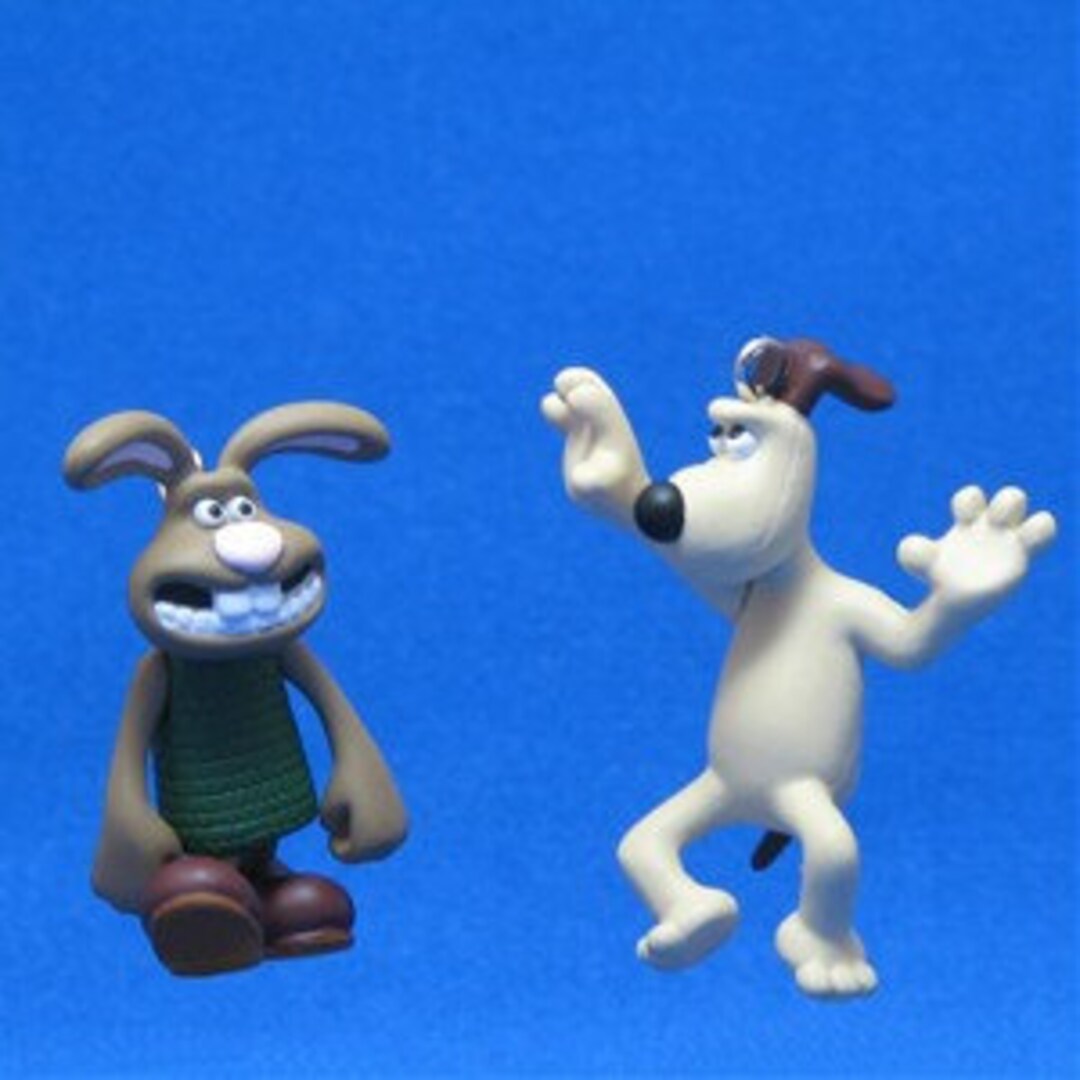 Yujin WALLACE & GROMIT Gromit and Hutch Keychains Etsy