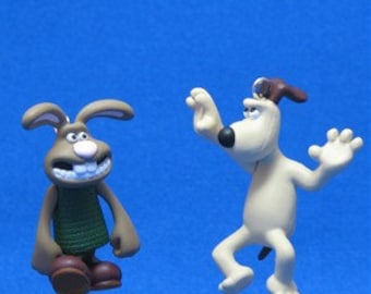 Yujin WALLACE & GROMIT: Gromit and Hutch Keychains
