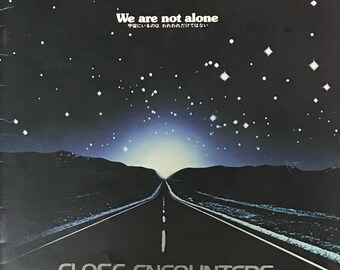 Close Encounters of the Third Kind Japanese Movie Brochure