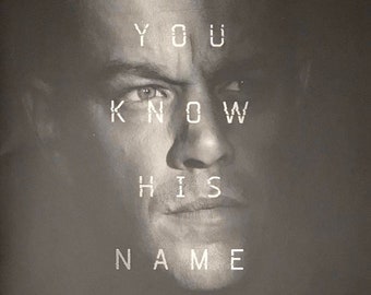 Jason Bourne Japanese Movie Brochure