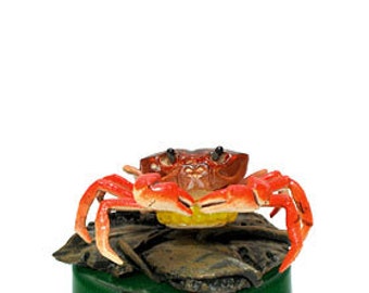 Kaiyodo Suntory Birdtales Series 2 Bottlecap: #11 Japanese Freshwater Crab (Red)