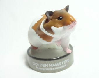 Horico, Kaiyodo Hamster's Figure Collection #1 Golden Hamster (brown & white) 2006 release