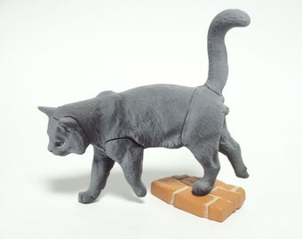 Takara, Kaiyodo ChocoQ Pets Part 5 #132 British Short Hair Cat (gray)