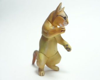 Takara, Kaiyodo ChocoQ Pets Part 3 #82 Abyssinian Cat (gold)