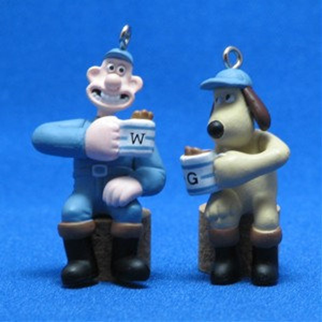 Yujin WALLACE & GROMIT Wallace and Gromit Drinking Tea Keychains Etsy