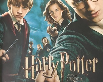 Harry Potter and the Order of the Phoenix Japanese Movie Brochure