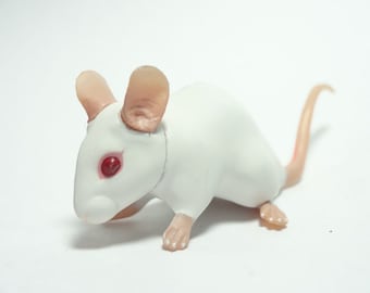 Takara, Kaiyodo ChocoQ Pets Part 3 #83 Mouse (white)