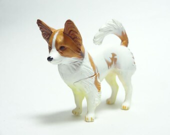 Takara, Kaiyodo ChocoQ Pets Part 3 #79 Papillion Dog (brown & white)