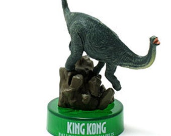 Kaiyodo King Kong Figure Collection released at 7-Eleven - #5 Falling Brontosaurus