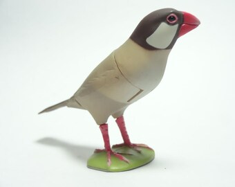 Takara, Kaiyodo ChocoQ Pets Part 3 #93 Java Sparrow (brown)