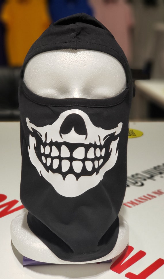 Ghost Mask Skull Balaclava, Cycling Skateboard Warmer