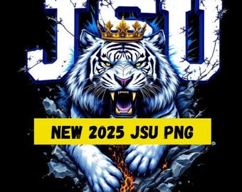 JSU Tigers Football #3 PNG: DTF Sublimation (Digital Download)