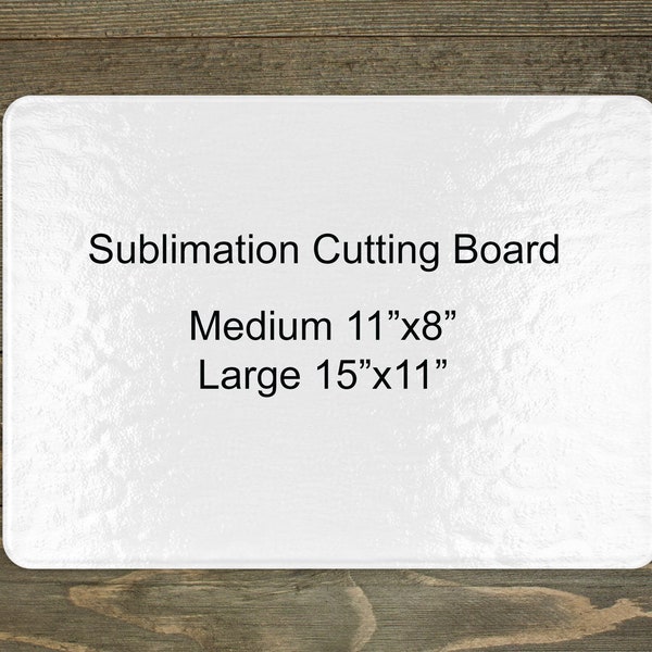 Sublimation Ready Glass Cutting Board