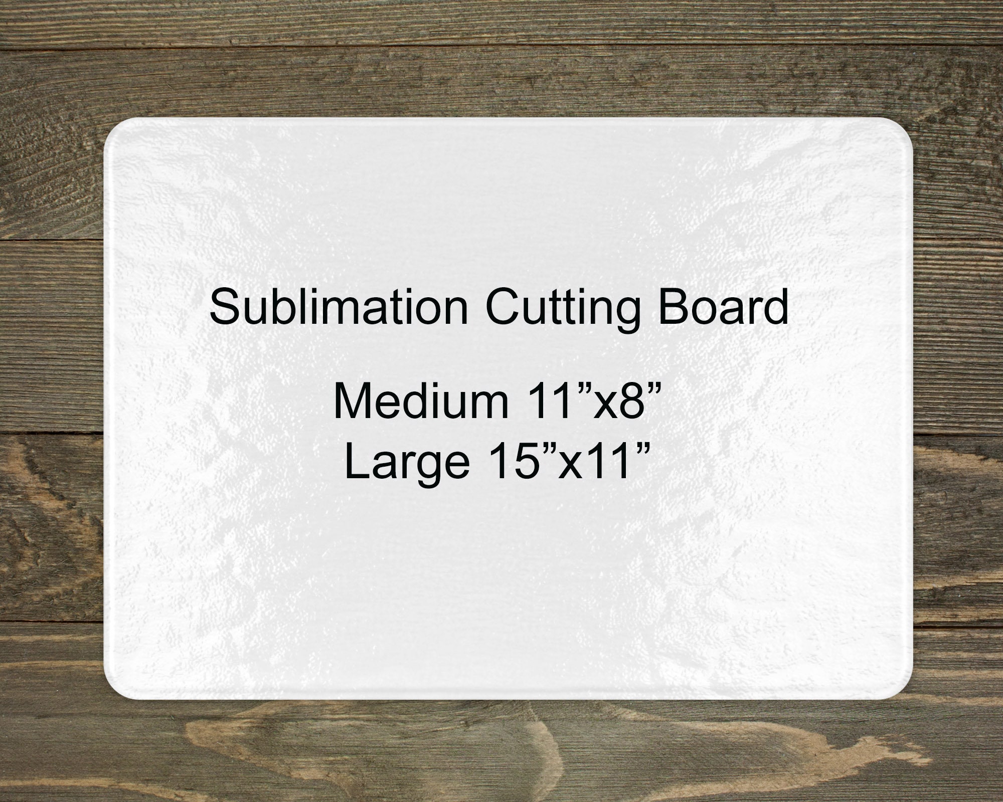 Durable Sublimation Blank Glass Cutting Board As Ideal Kitchenware 