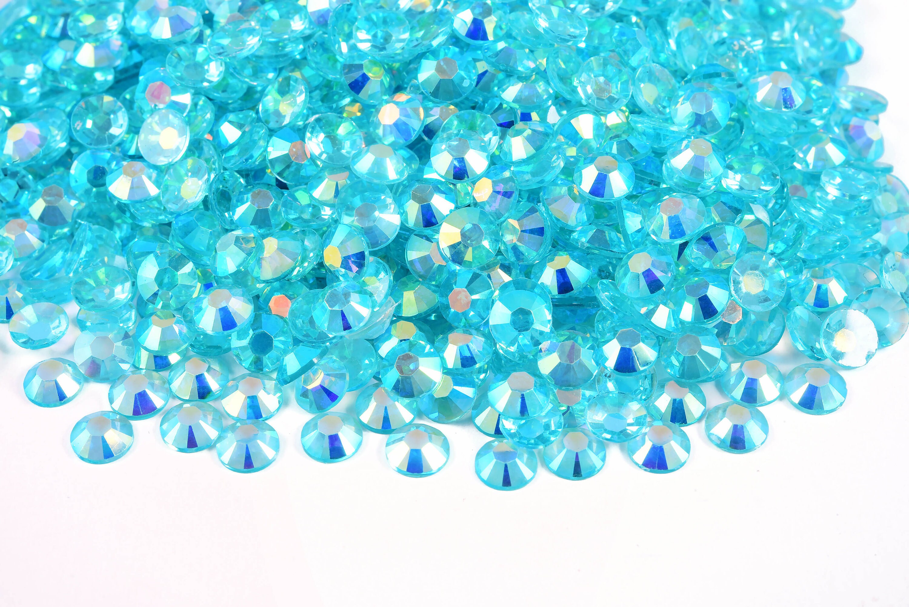 6x6.6mm Clear Heart Shaped Crystals, 18 pieces heart rhinestones