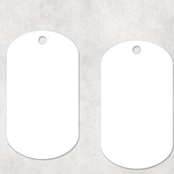 Double Sided Aluminum Dog Tag