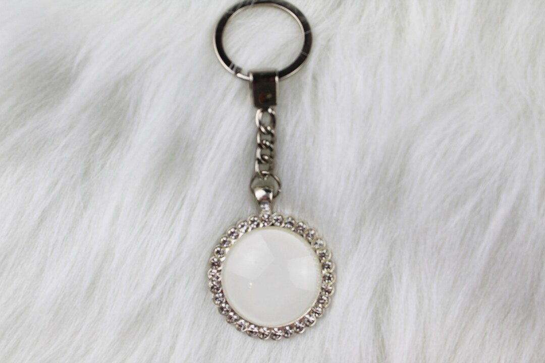 Glass Globe Keychain Sublimation Blank Etsy