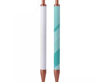 10 Rose Gold Pen Sublimation Blanks