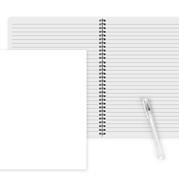 A4 Spiral Notebook Sublimation Blank