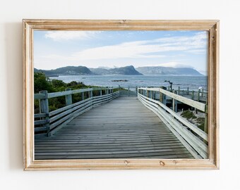 Board Walk Beach Wall Art, Penguin Beach Cape Town, Coastal Landscape Art