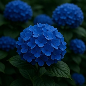 Hydrangea Seeds Dark Blue Flower: Hardy Perennial, Rare Garden Seed Packet, Non-GMO, Outdoor Plant
