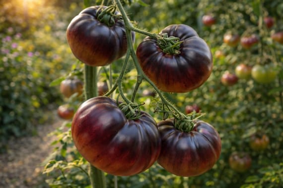 Cherokee Purple Heirloom Tomato Seeds - Non GMO - Easy to Grow Vegetable Garden