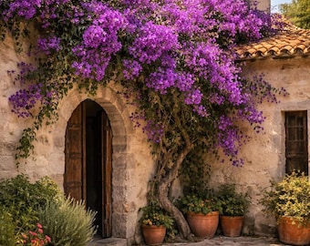 Bougainvillea Seeds Purple Climbing Vine: Non-GMO Ornamental Flower Seeds for Patio, Trellis, or Outdoor Garden Planting
