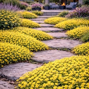 Thyme Seeds Yellow Creeping: Heirloom Thymus Serpyllum Ground Cover, Open Pollinated