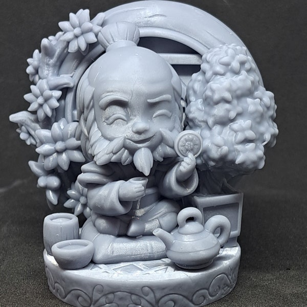 Chibi Iroh 3D Resin Print | Avatar The Last Airbender