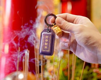 Fertility Blessing Charm 2026 | Mazu Temple Pregnancy Protection Talisman | Year of Horse Baby Blessing | TTC Gift