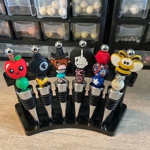 Beaded wine stopper