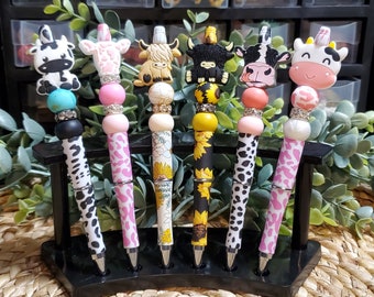 Utterly Adorable: Cute Cow Print Pens, Funny Cows, Refillable In, Ballpoint Pens