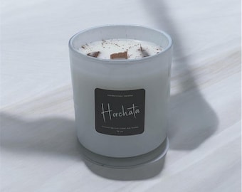 Horchata Candle | Luxury Candles | Coconut Wax | All Natural | Holiday Gifts | Wood Wick |